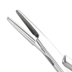 Pinzas Hemostáticas Quirúrgicas Manuales con Mango Azul, Mordazas de Carburo de Tungsteno, Instrumento de Sutura de Acero Inoxidable Profesional - Product Image 3