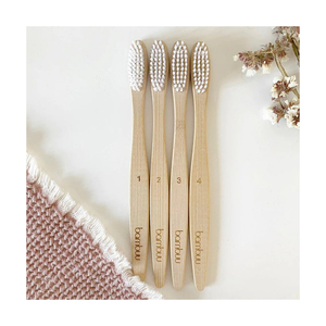 Wholesale Price Wood <b>Toothbrush</b> <b>Heads</b> Oral Hygiene 4pcs Replaceable <b>Toothbrush</b> <b>Head</b> for Home Used Oral Brush Wood Supply Good Pr - Product Image 5
