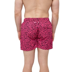 Men Casual Beach Shorts Quick Dry Polyester Swimwear Lightweight Summer Surf Shorts <b>Elastic</b> Waist OEM Private Label Manufacturer - Product Image 6
