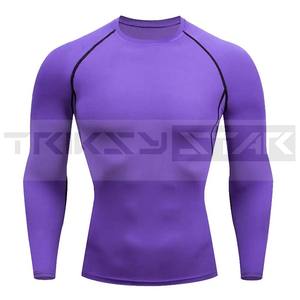 T-shirt à séchage rapide pour hommes, manches courtes, gym, fitness, 100% coton, respirant et écologique - Product Image 3