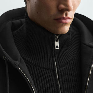 Derniers sweats à capuche personnalisés à fermeture éclair pour hommes Prix ​​bas Meilleure vente Sweats à capuche OEM Tissu respirant Sweats à capuche pour hommes Tenues d'hiver - Product Image 2