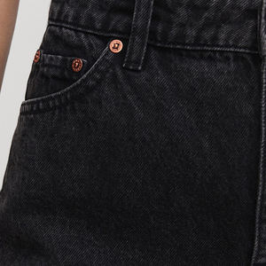 Short en jean respirant et réglable 100% coton de haute qualité en gros prix raisonnable confortable conception personnalisée court - Product Image 4