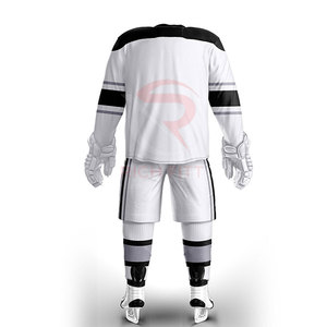 2025 Material 100% Polyester Team Breathable Field Hockey Jersey <b>Men</b> Ice Hockey Uniform for Sale - Product Image 3
