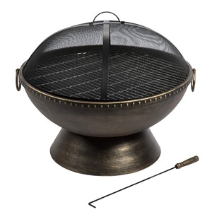 Últimos modelos de braseros de hierro para exteriores, para leña y carbón, con soporte, tamaño personalizable, con acabado de alta calidad, en venta. - Product Image 4