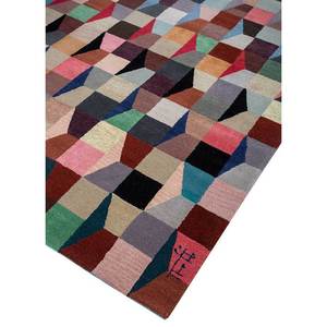 Alfombra Acar Leq-70(Md) Hecha a Mano con Lana y Viscosa, Diseño Geométrico Clásico para Hogar y Pasillo, Estilo Rectangular, Grosor de 10 mm - Product Image 2