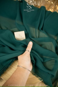 High Quality Customized Colors Chiffon <b>Fabric</b> Soft Matte Airy Girls Lingerie Skirt Headbands Summer Dresses Car/Bag - Product Image 2