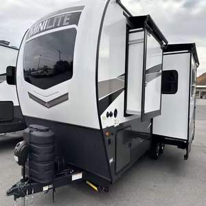 Stock 2024 Mini caravanes de luxe Lite, une chambre, climatisation, prix bas, livraison rapide, vente en gros, camping-car, caravane 4-6 - Product Image 1