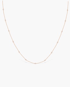 Collier Timeless Diamond By The Yard 0,44 ct Diamant Naturel Couleur G-H Pureté VS Or Massif 14K Classique Pour Femme - Product Image 2