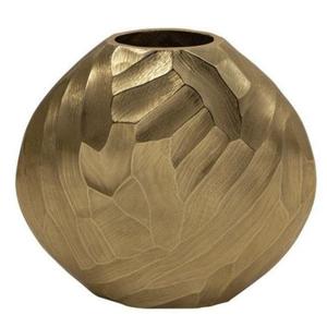 Vase de table en métal antique Opulent Luxury Home Decor avec finition polie dorée Forme personnalisée Taille Meilleur taux Pot de fleur - Product Image 5