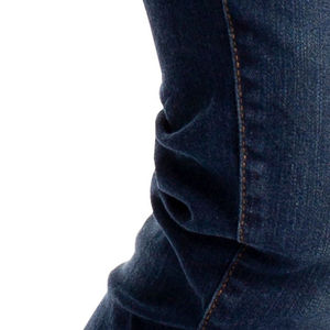 Jean pour homme à prix abordable, de haute qualité, fait main, avec patchs en denim, déchiré, coupe slim, jambe droite, dernier modèle - Product Image 3