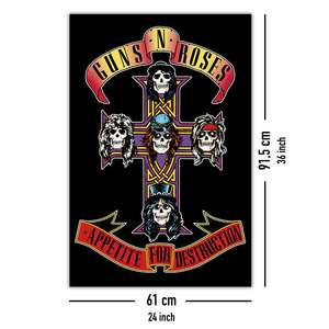 Póster de Guns N' Roses con Técnicas de Impresión Offset para Gráficos - Product Image 2