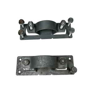 안전 U 자형 4*4 회전 분말 코팅 금속 알루미늄 스틸 울타리 버팀대 장착 브래킷 - Product Image 4