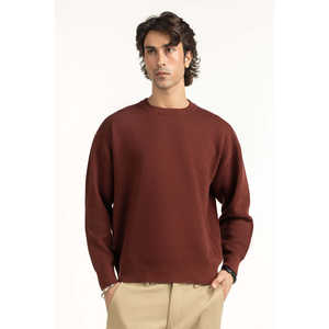 Pull en coton 100 % pour homme, coupe classique, fermeture éclair, motif logo imprimé, décoration rayée, pour le printemps et l'automne, MN-SWT-WS25-072 - Product Image 6