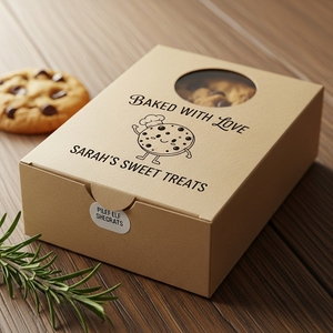 กล่องแข็งพิมพ์ลายโลโก้แบบกำหนดเองกล่องแข็งสำหรับใส่อาหารแช่แข็งขนมขบเคี้ยวพิมพ์ลายเคลือบ UV - Product Image 5