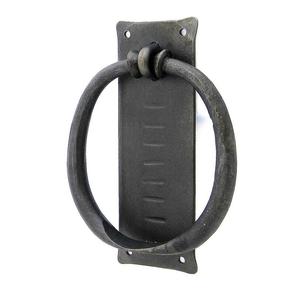 Modern Style Metal <b>Door</b> Knocker <b>Vintage</b> Look Black Coated Finished <b>Door</b> Knocker Elegant for Home Hotel Villas Decor - Product Image 2