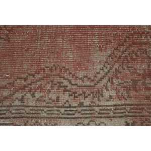 Vintage Turkish Small Rug 2x3.5 ft, <b>Red</b> Southwestern Rug <b>Wool</b> - Product Image 5
