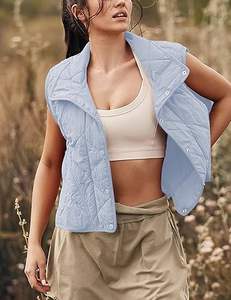 Venta Directa de Fábrica, Chaleco Acolchado con Cierre y Cuello en V, Personalizable, Transpirable, de Alta Calidad, para Hombre, Invierno, Casual - Product Image 4