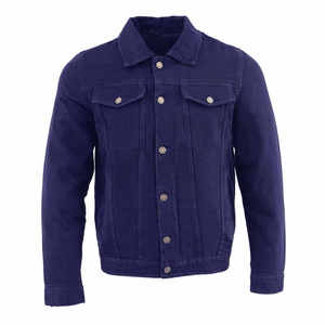 Chaqueta Vaquera con Capucha de Estilo Urbano para Hombre, Informal, Superventas, de Buena Calidad, Color Sólido, con Bolsillos, Tejido Térmico - Product Image 1