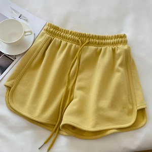 Pantalones cortos personalizados de LICRA y algodón para mujer, ropa de Fitness informal, pantalones cortos de Yoga, pantalones cortos deportivos de algodón para gimnasio, pantalones cortos de yoga personalizados 2025 - Product Image 2