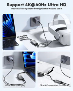 ज़ॉक्स USB-C हब, चश्मा और चार्जिंग एडाप्टर - Product Image 4