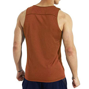 Venta caliente Fitness hombres chaleco sin mangas viaje chaleco gimnasio camiseta sin mangas personalizado transpirable ropa de hombre Camiseta sin mangas - Product Image 3