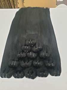 Venta al por mayor mejor precio sedoso lujo Vietnam cabello humano piel trama paquetes hueso recto 8-28 pulgadas Minh Khang pelo - Product Image 3