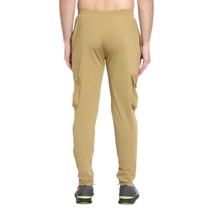 Pantalon cargo de haute qualité pour hommes, coupe ajustée, léger, à séchage rapide, multi-poches, boutons, décoration, couleur de la peau, grande taille pour adultes - Product Image 2