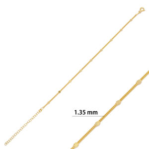 Pulsera de cadena de plata de ley 925, joyería hecha a mano, turca - Product Image 2