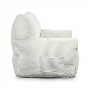 Fauteuil-canapé pour adultes avec éponge déchiquetée, canapé-lit en mousse compressée, canapé-lit de sol paresseux, pouf pour adolescents - Product Image 4