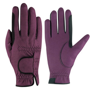 Guantes Profesionales de Equitación 2026 Personalizables de Cuero Sintético para Hombre, Antidesgarro, para Deportes al Aire Libre y Montura - Product Image 2