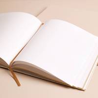 LABON Livre d'or de mariage carré personnalisé Livre d'or de mariage élégant personnalisable avec noms et date pour souvenir unique
