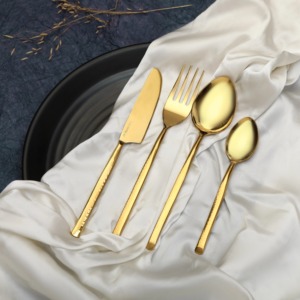 Ensemble de couverts en argent de qualité supérieure pour les fonctions de mariage de la cuisine à domicile et les couverts de couverts durables élégants de tous les jours - Product Image 6