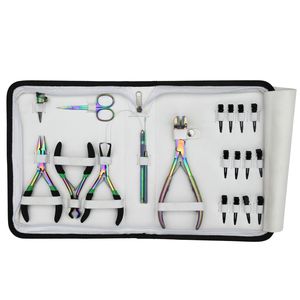 Kit de Herramientas para Aplicación de Extensiones de Cabello, Pinza Selladora para Extensiones Adhesivas, Crimpadora de Microperlas, Removedor de Perlas, Cortador de Queratina, Agarre Antideslizante - Product Image 5