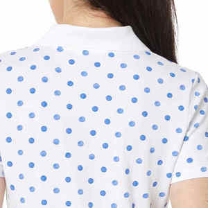 Nouvelle mode pour femmes motif solide à manches courtes pour T-Shirt Polo décontracté blanc Golf Tennis pour Polo pour dames et filles - Product Image 4