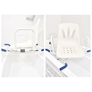 <span class=keywords><strong>Siège</strong></span> de bain pivotant à 360 degrés en acier au carbone pour personnes âgées handicapées, chaise de <span class=keywords><strong>douche</strong></span> de transfert sécurisé, portable, légère et réglable - Product Image 2