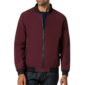 Chaqueta Bomber de Lona para Hombre, Diseño Nuevo, con Cierre Frontal, Secado Rápido, Impermeable, Personalizada, con Cremallera, Venta Caliente, Alta Calidad, Hecha en Pakistán - Product Image 1
