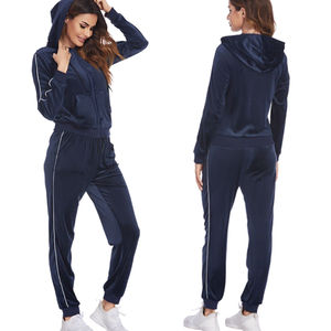 Ensembles pour femmes, sweat-shirt à capuche, pantalon de survêtement, jogging, ensemble de survêtement de qualité supérieure, streetwear élégant, ensemble tendance, vêtements de sport à la mode - Product Image 2
