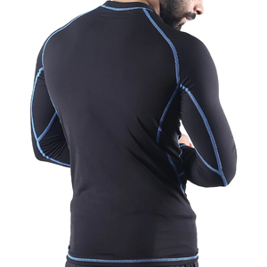 <b>Men</b> Gym Compression Under <b>Base</b> <b>Layer</b> Tops Long Sleeve Quick Dry Sports Custom <b>Mens</b> Gym Long Sleeve Compression Shirts - Product Image 2
