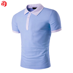 Best Selling High Quality Breathable Knitted Cotton Bamboo <b>Men's</b> <b>Slim</b> <b>Fit</b> Casual Short Sleeve for <b>Shirts</b> - Product Image 5