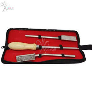 Juego de Limas Dentales Equinas de Acero Inoxidable Reutilizables de Alta Calidad, Kit de Limas para Dientes de Caballo Veterinarias, Limas Rectas, Anguladas y Ajustables - Product Image 6