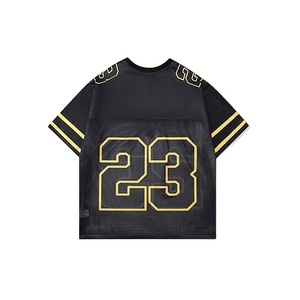 Camisetas de Fútbol Americano Personalizadas para Hombre, Manga Corta de Verano, Tallas Grandes, Transpirables, con Estampado Frontal - Product Image 2