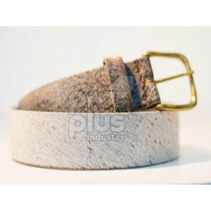 Ceinture en cuir de vache décontractée pour hommes - Douce, confortable, durable, écologique, boucle en acier - Product Image 1