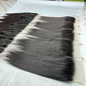 Extensions de cheveux vierges vietnamiens lisses de haute qualité, fermeture en dentelle HD 2x6 5x5, cuticules alignées, cheveux de CDY Hair, vente chaude - Product Image 1