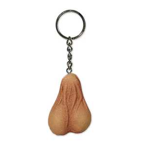 Porte-clés promotionnel en forme de testicule, mousqueton au design unique pour usage personnel et automobile - Product Image 1