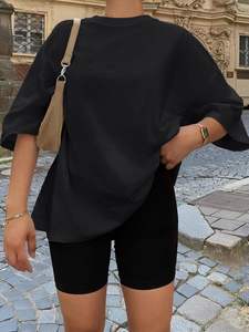 Logo personnalisé femmes T-Shirt décontracté été OEM mode Tee en gros haut à manches courtes de l'usine directe - Product Image 5