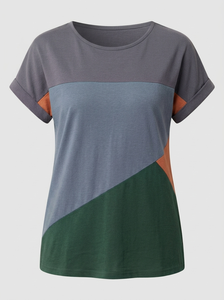 Camiseta de Verano para Mujer, Cuello Redondo, Estilo Urbano, Venta al Por Mayor, Servicio OEM, Tallas Grandes, Alta Calidad - Product Image 3