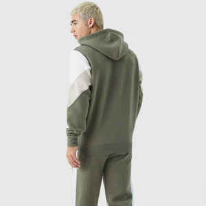 Superbe sweat à capuche pour homme uni avec logo personnalisé grande taille sweats à capuche pour hommes surdimensionnés 100% coton 400gsm - Product Image 3