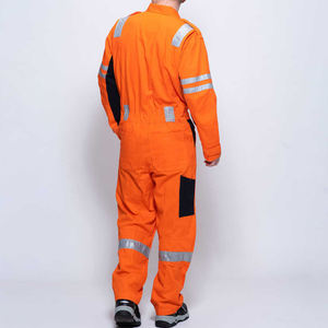 Ropa de trabajo de construcción industrial, ropa FR, mono ignífugo, trajes OEM personalizados de alta visibilidad, traje general reflectante de seguridad vial - Product Image 2