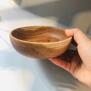 Mini bol en bois d'acacia, ustensile de table en matériau écologique, accessoires de cuisine fabriqués à la main du Vietnam - Product Image 4