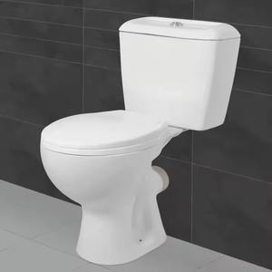 Armario de agua de cerámica de dos piezas de calidad europea, montaje en suelo, artículos sanitarios para baño, inodoro para uso exterior, desodorante - Product Image 4